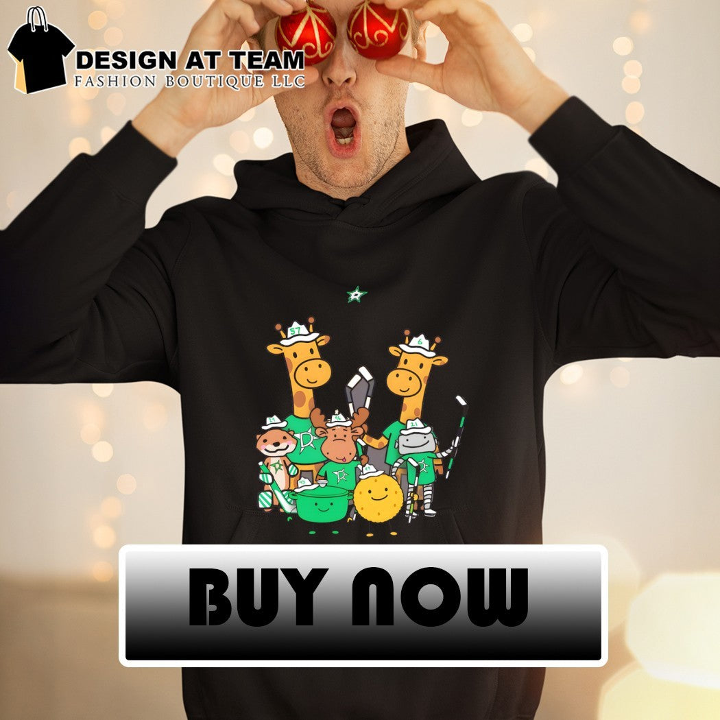 Giraffe deer Dallas Stars Hockey animal 2026 meme shirt