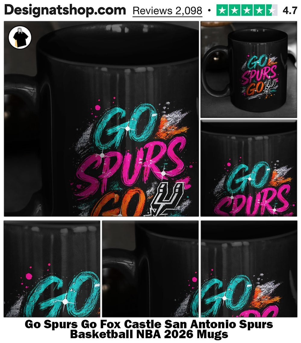 Go Spurs Go Fox Castle San Antonio Spurs Basketball NBA 2026 shirt