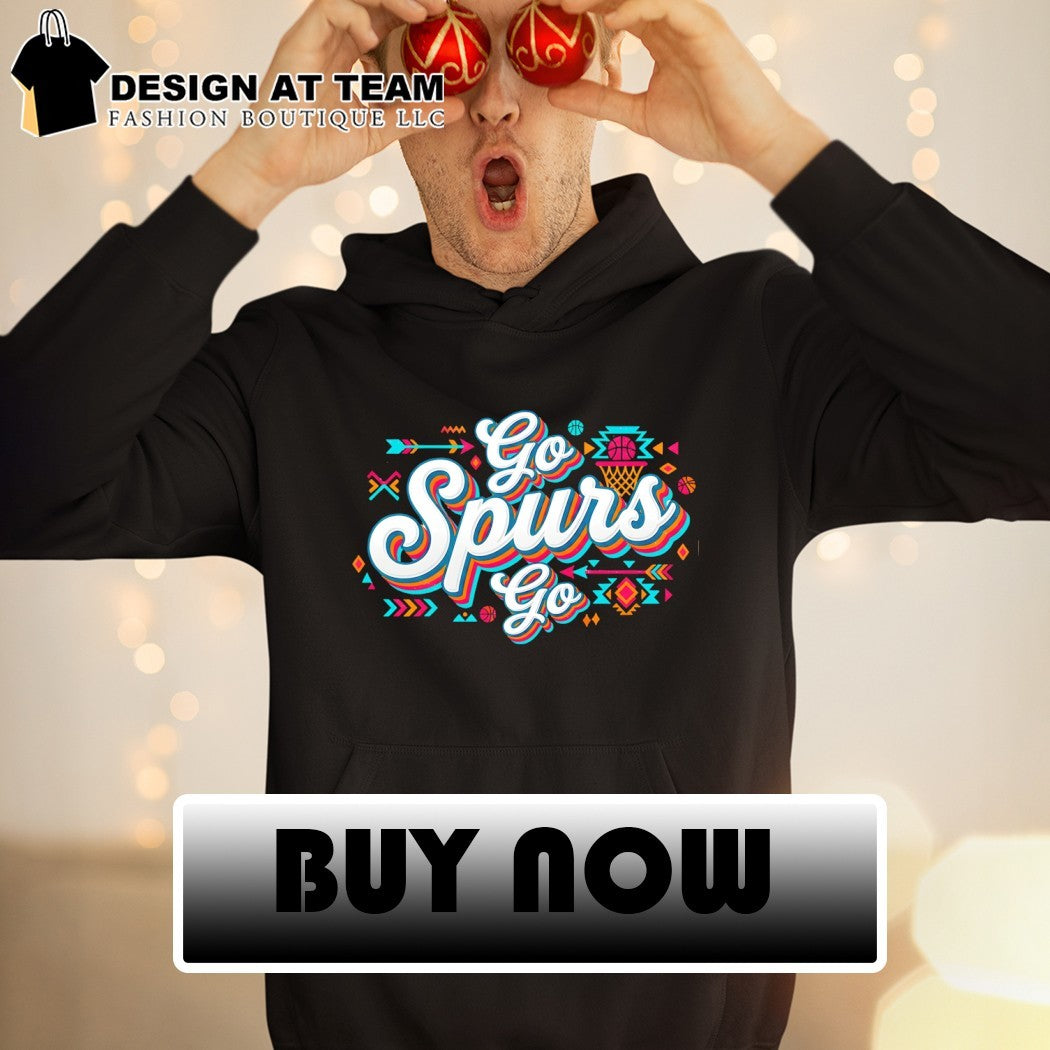 Go Spurs Go Retro Basketball shirt