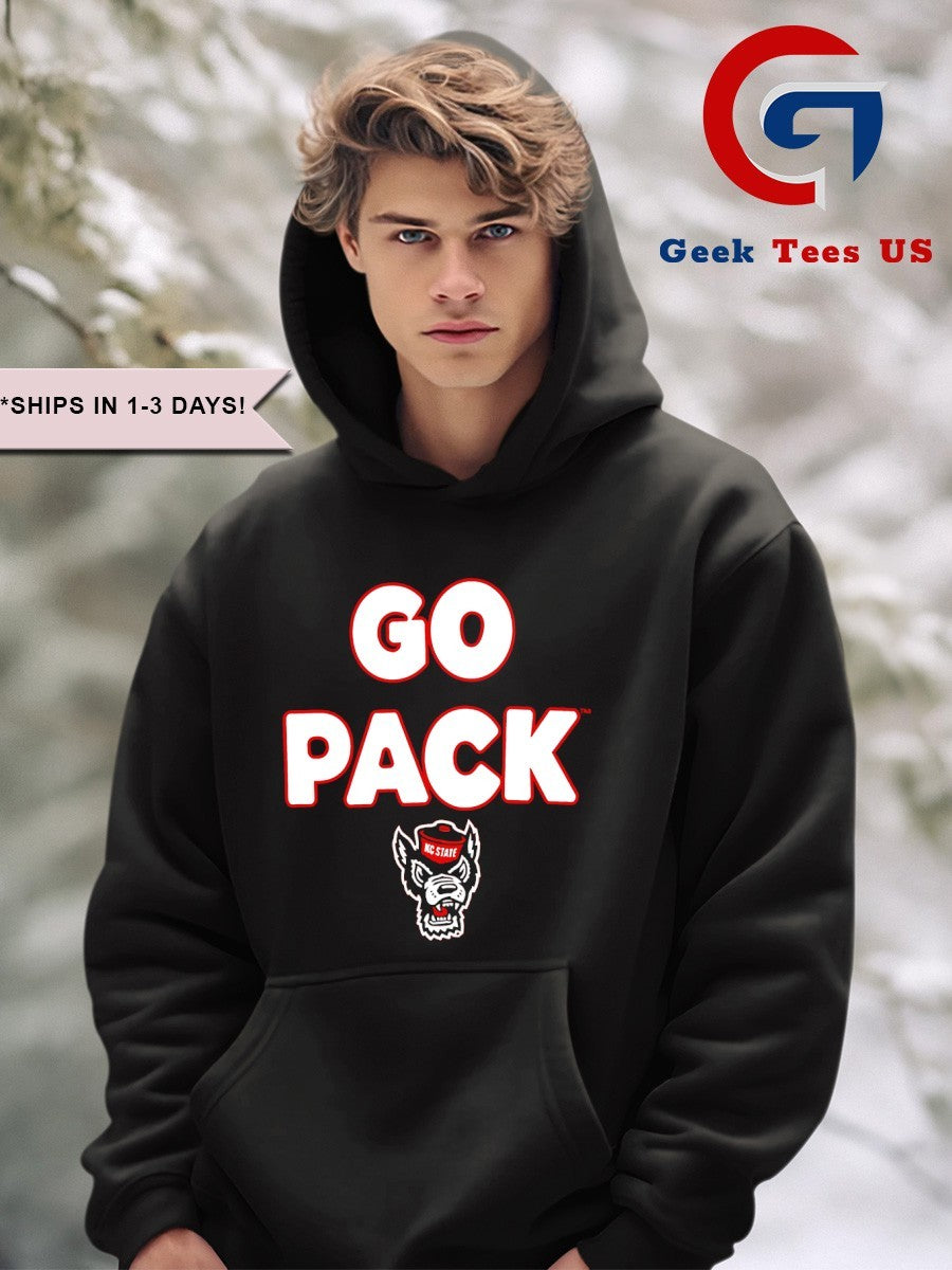 Go pack NC State Wolfpack football slogan shirt