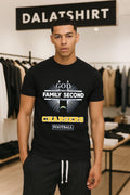 God First Family Second Then Chargers Logo Football shirt