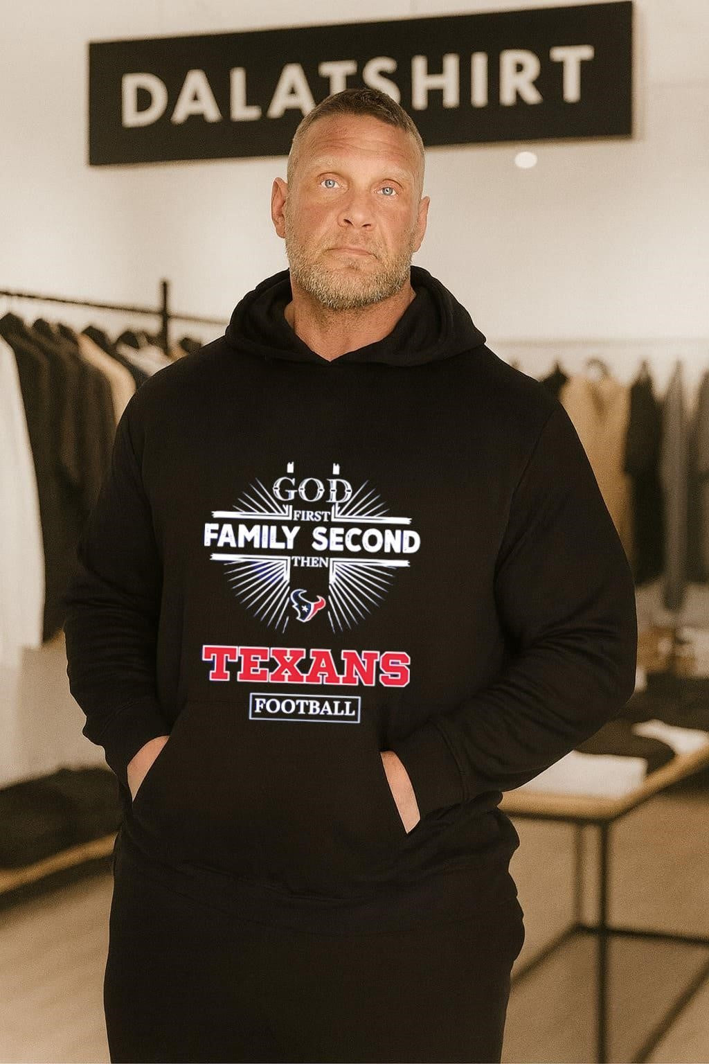 God First Family Second Then Houston Texans Football shirt