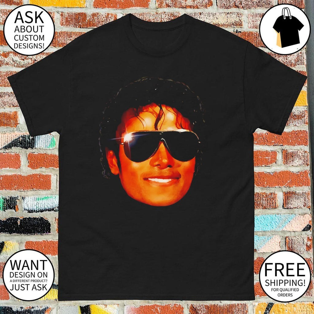 Godfrey Michael Jackson big face vintage shirt