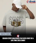 Golden State Valkyries Play Offs First Of A Life Time 2025 shirt