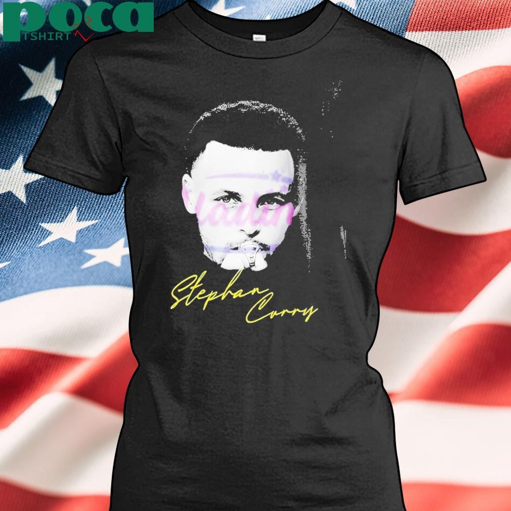 Golden State Warriors Stephen Curry Face Signature Shirt