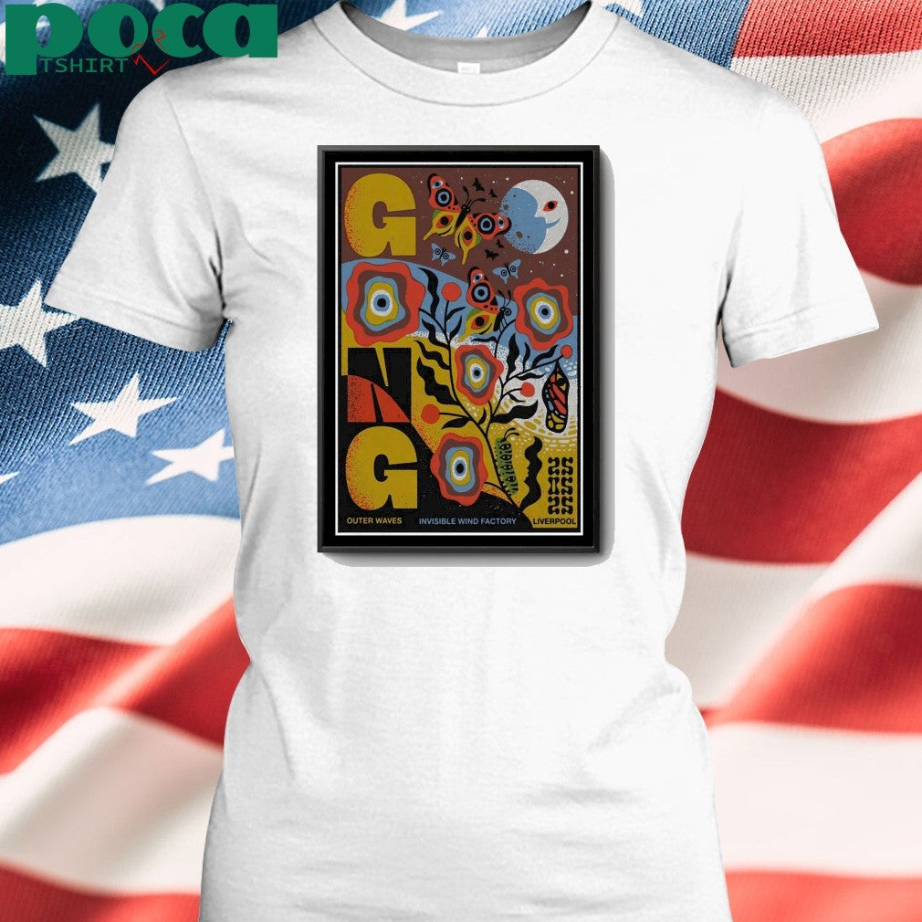 Gong Band At Outer Waves In Liverpool, UK On May 25 2025 Event Poster shirt