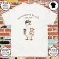 Goose and doll outnumbered by girls girl dad shirt