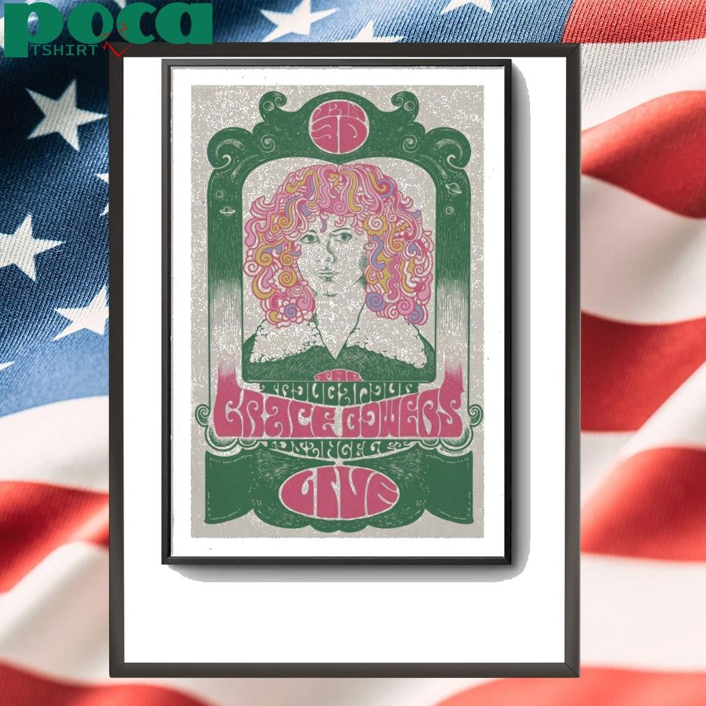 Grace Bowers Troubadour West Hollywood CA Jan 30 2025 Show Poster shirt