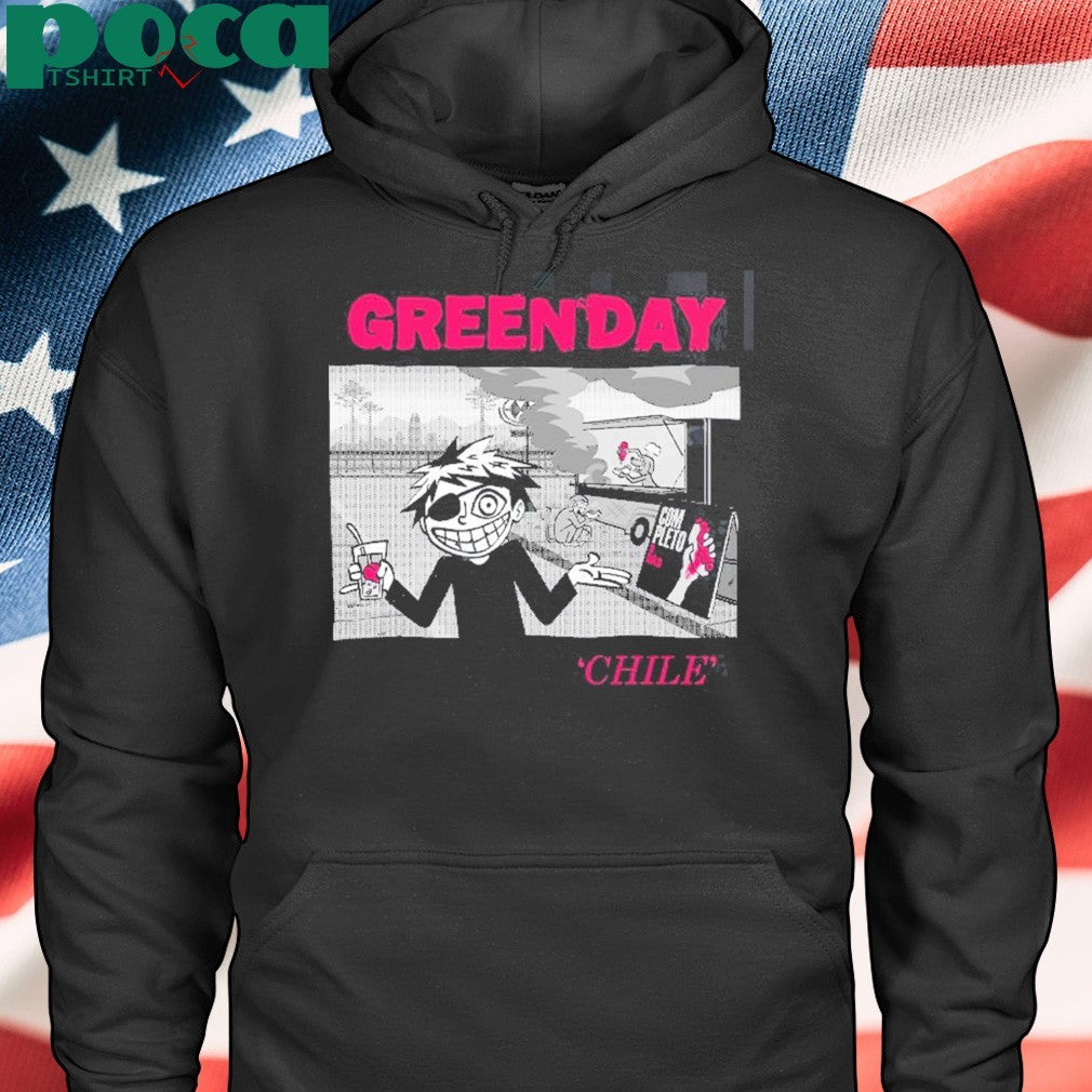 Green Day Chile The Saviors Tour South America 2025 Two Sided T-Shirt