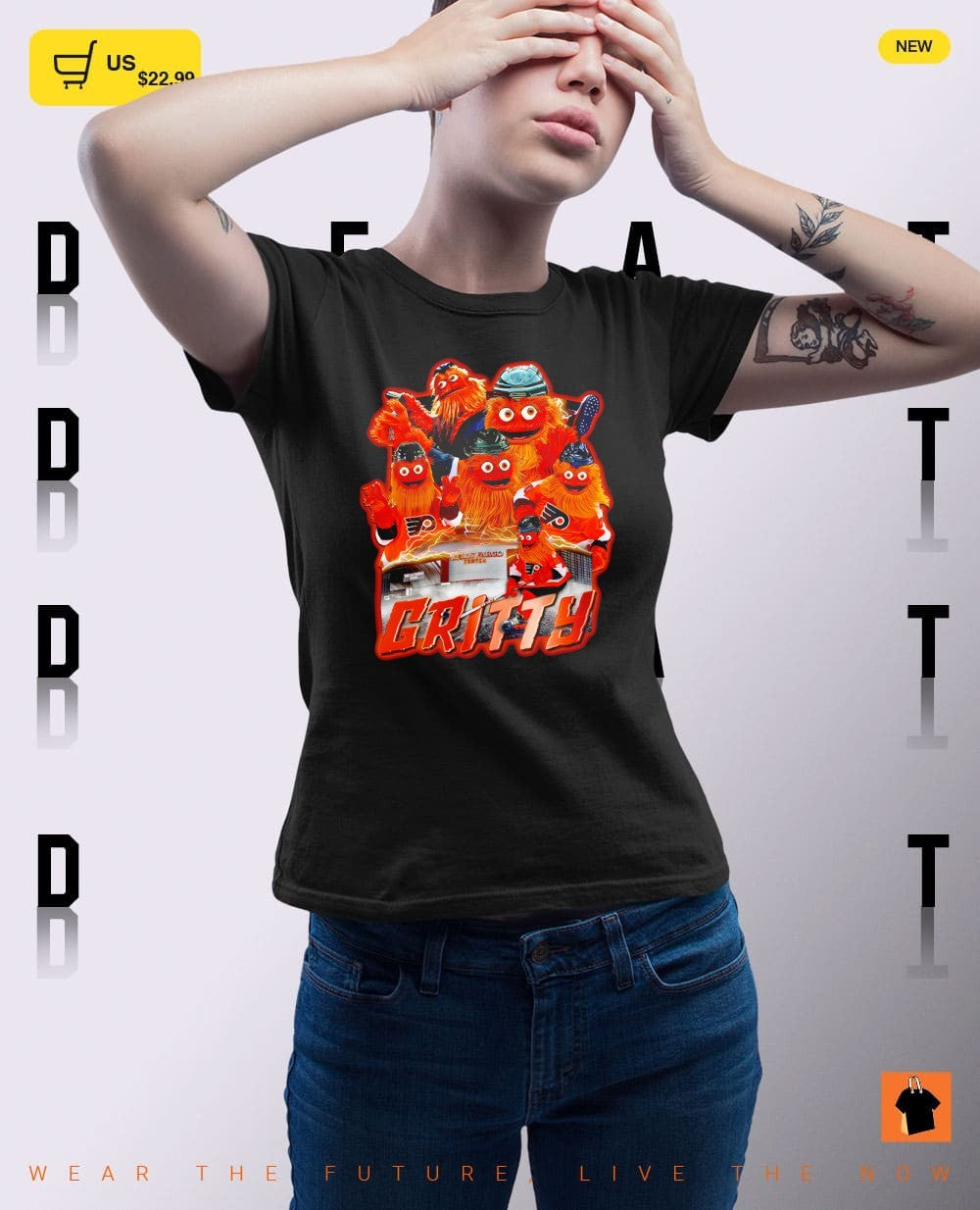 Gritty The Mascot of the Philadelphia Flyers Hockey Vintage Vibe shirt