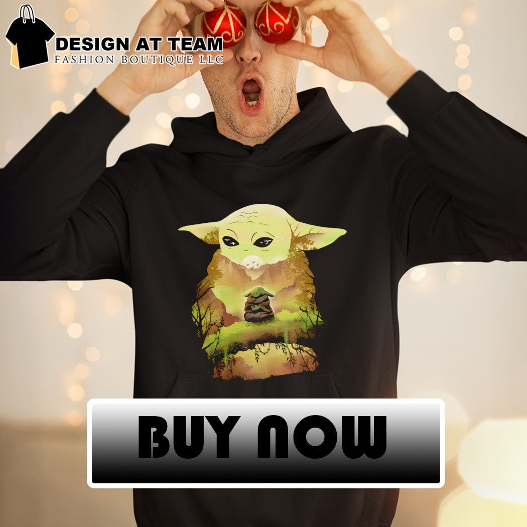 Grogu Deep in Thought meme shirt