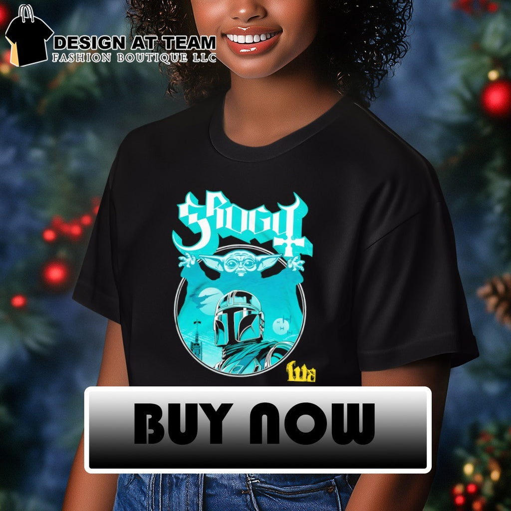 Grogu and Mandalorian Papa Mando vintage shirt