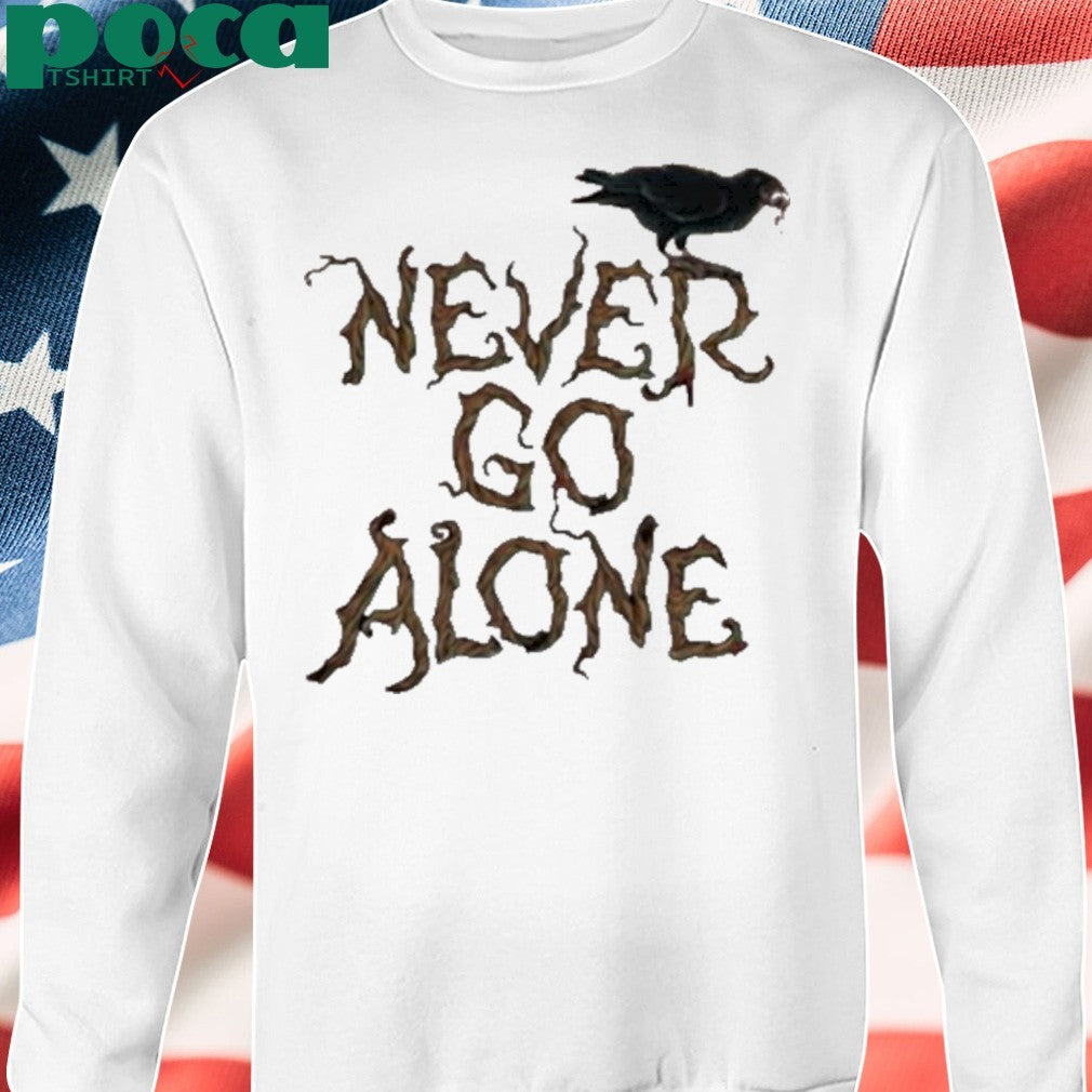 Halloween Horror Nights 2025 Never Go Alone shirt