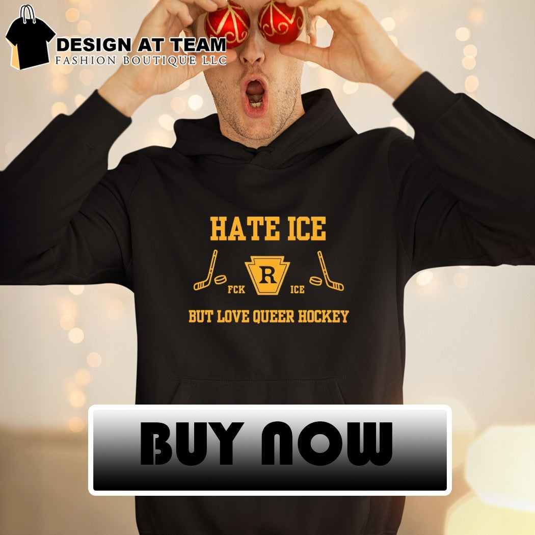 Hate Ice But Love Queer Hockey LGBTQ 2026 shirt