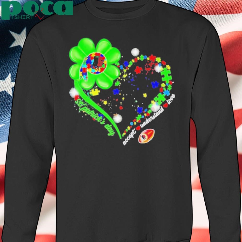 Heart St Patrick’s Day Accept Understand Love Washington Redskins shirt