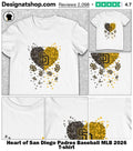 Heart of San Diego Padres Baseball MLB 2026 shirt