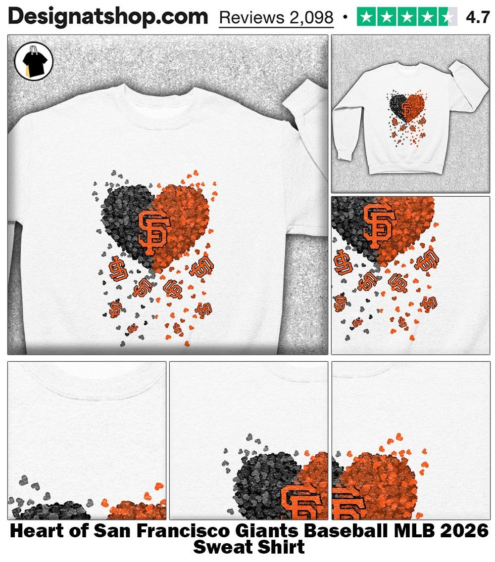 Heart of San Francisco Giants Baseball MLB 2026 shirt