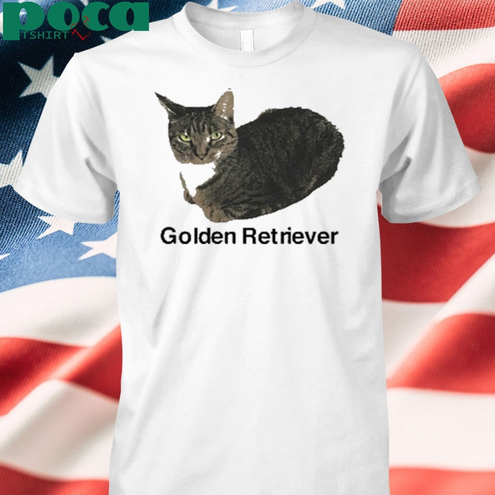 Henry Johnson Golden Retriever Cat T-Shirt