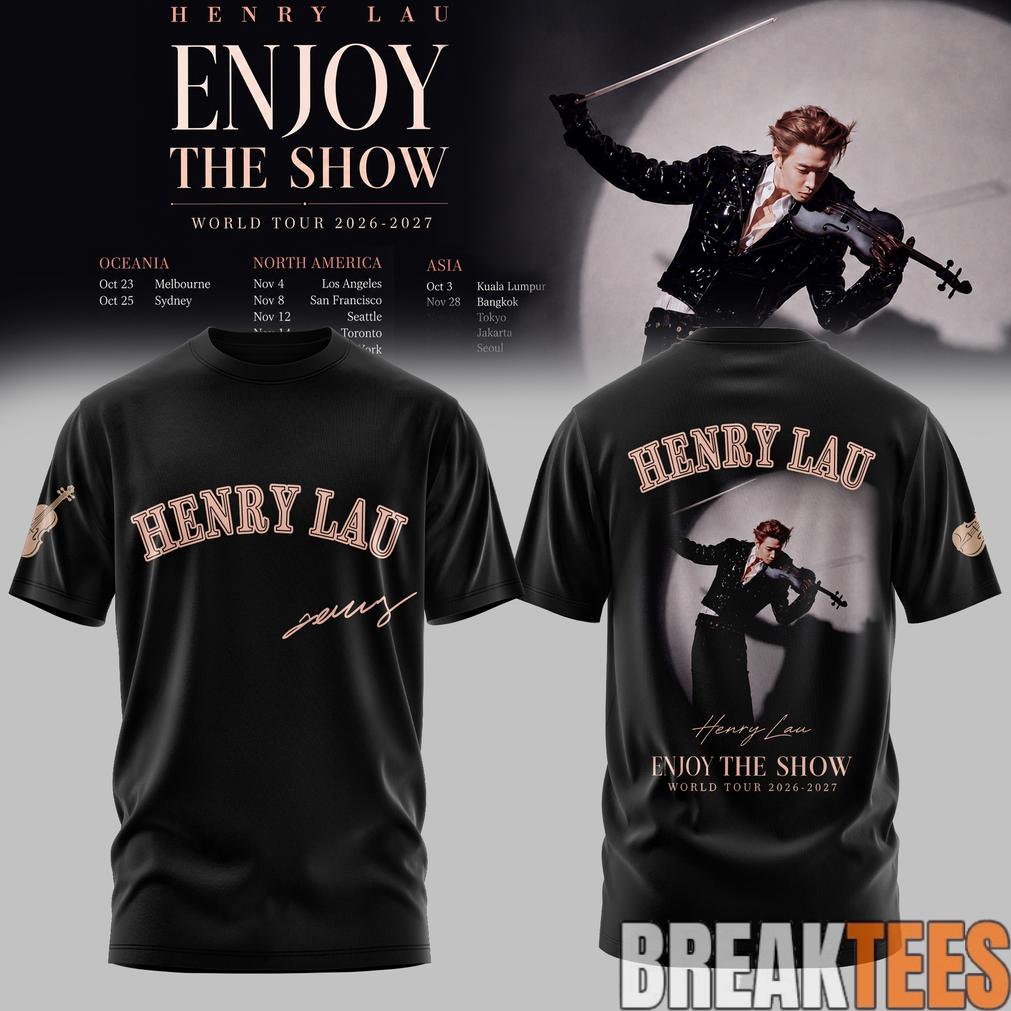 Henry Lau Enjoy The Show World Tour Vintage Shirt