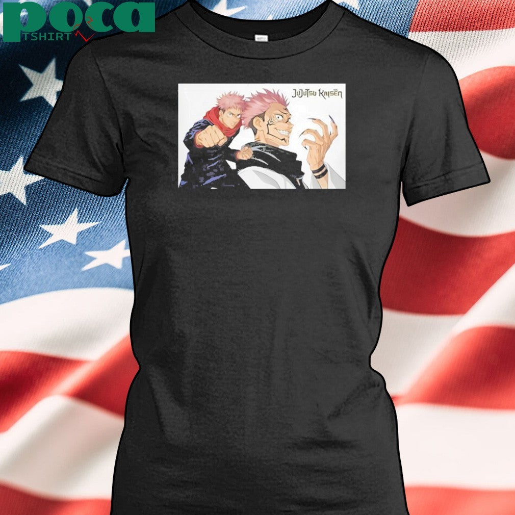 Heroes Inc Jujutsu Kaisen Itadori and Sukuna T-shirt