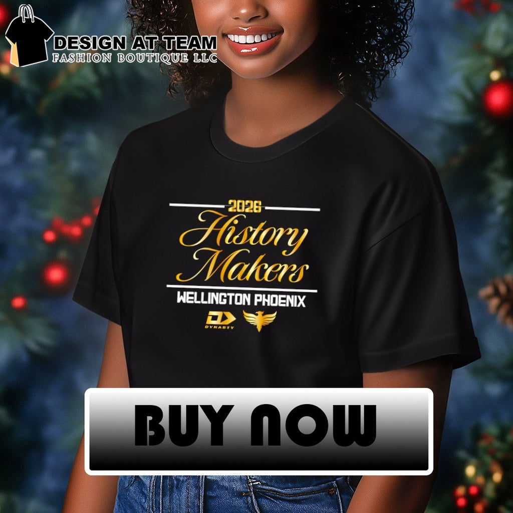 History Makers Wellington Phoenix 2026 logo shirt