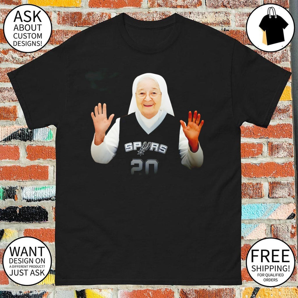 Holy Spurs Nun Manu Ginóbili San Antonio Spurs Basketball NBA 2026 vintage shirt