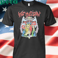 Mulligan Wizard Axe Black Tee With Fantasy Wizard And Battle Axe Graphic Merchandise Unisex T-Shirt