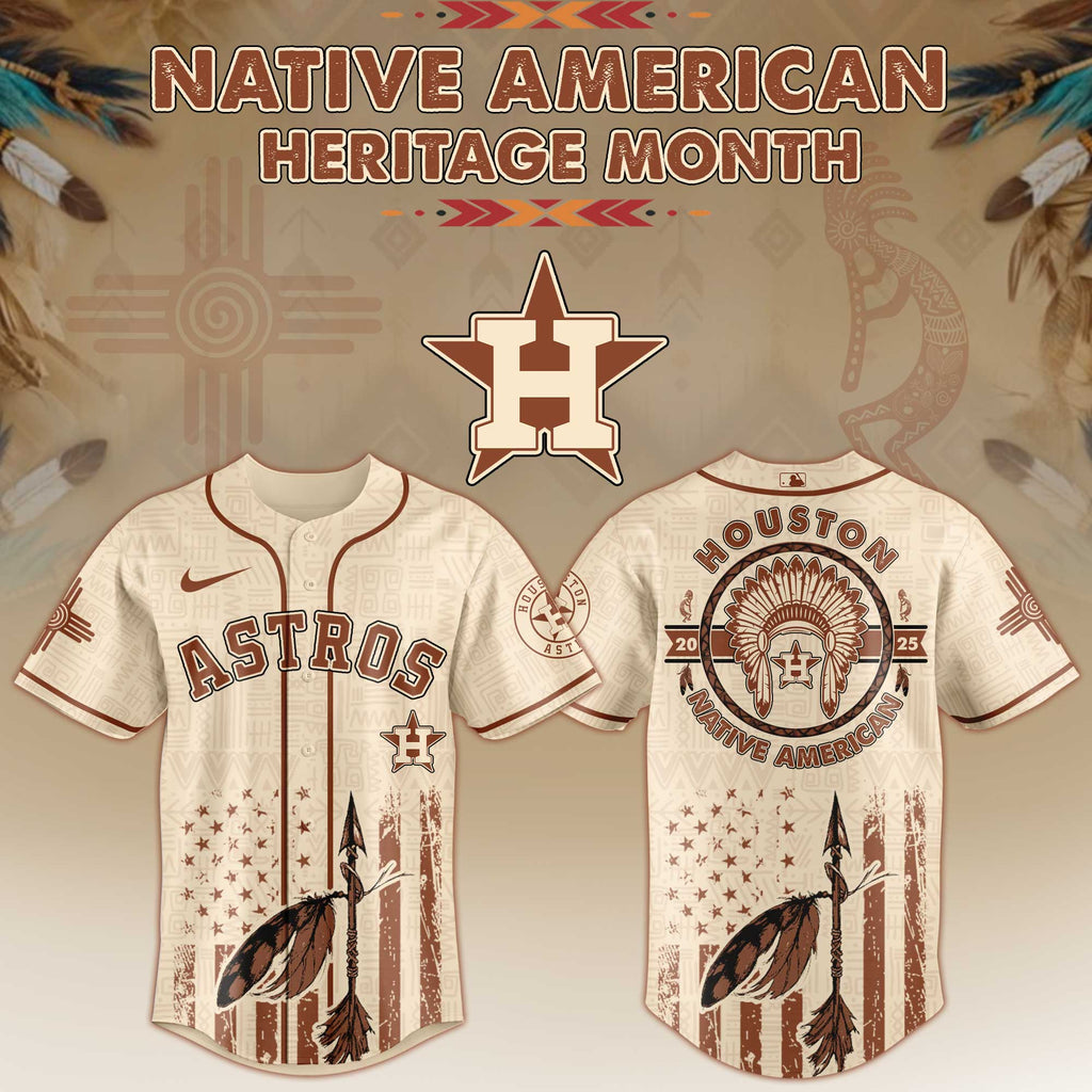 Houston Astros Native American Heritage Month Jersey 2025