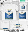 Huffin Darts Winfield Winnie Blues 25 Lungbusters shirt