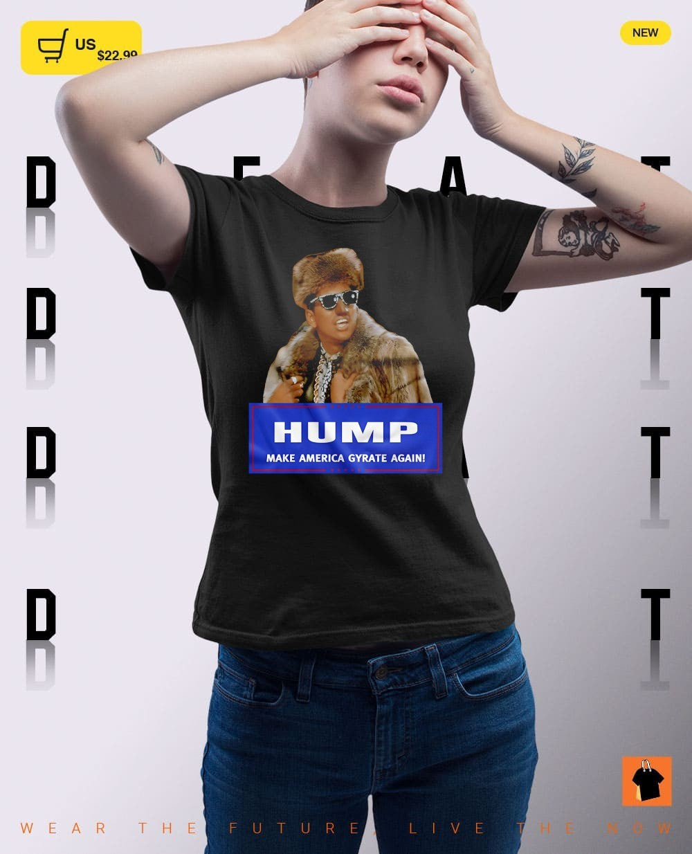 Humpty Hump Shock G rapper Hump Make America Gyrate Again shirt