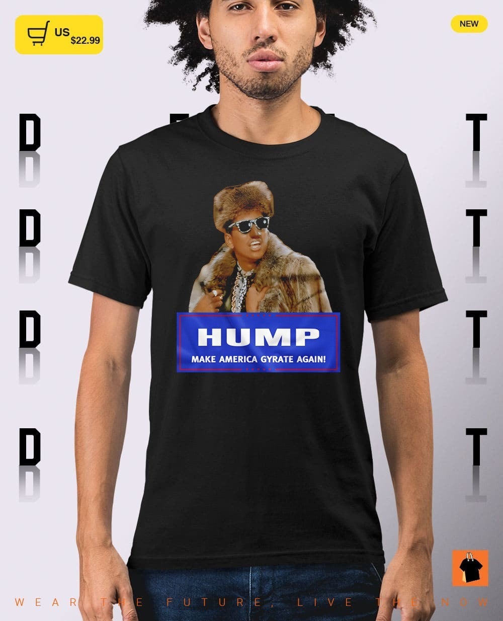 Humpty Hump Shock G rapper Hump Make America Gyrate Again shirt