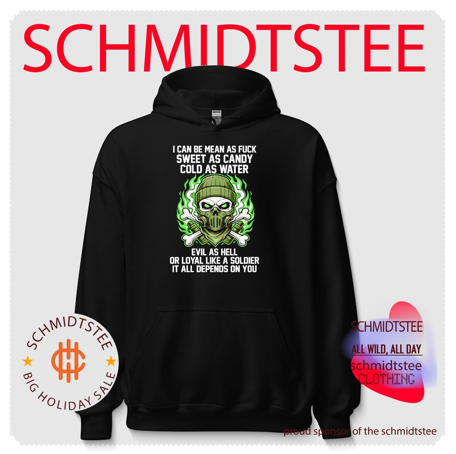 I Can Be Mean as Fuck Sweet as Candy Skull shirt