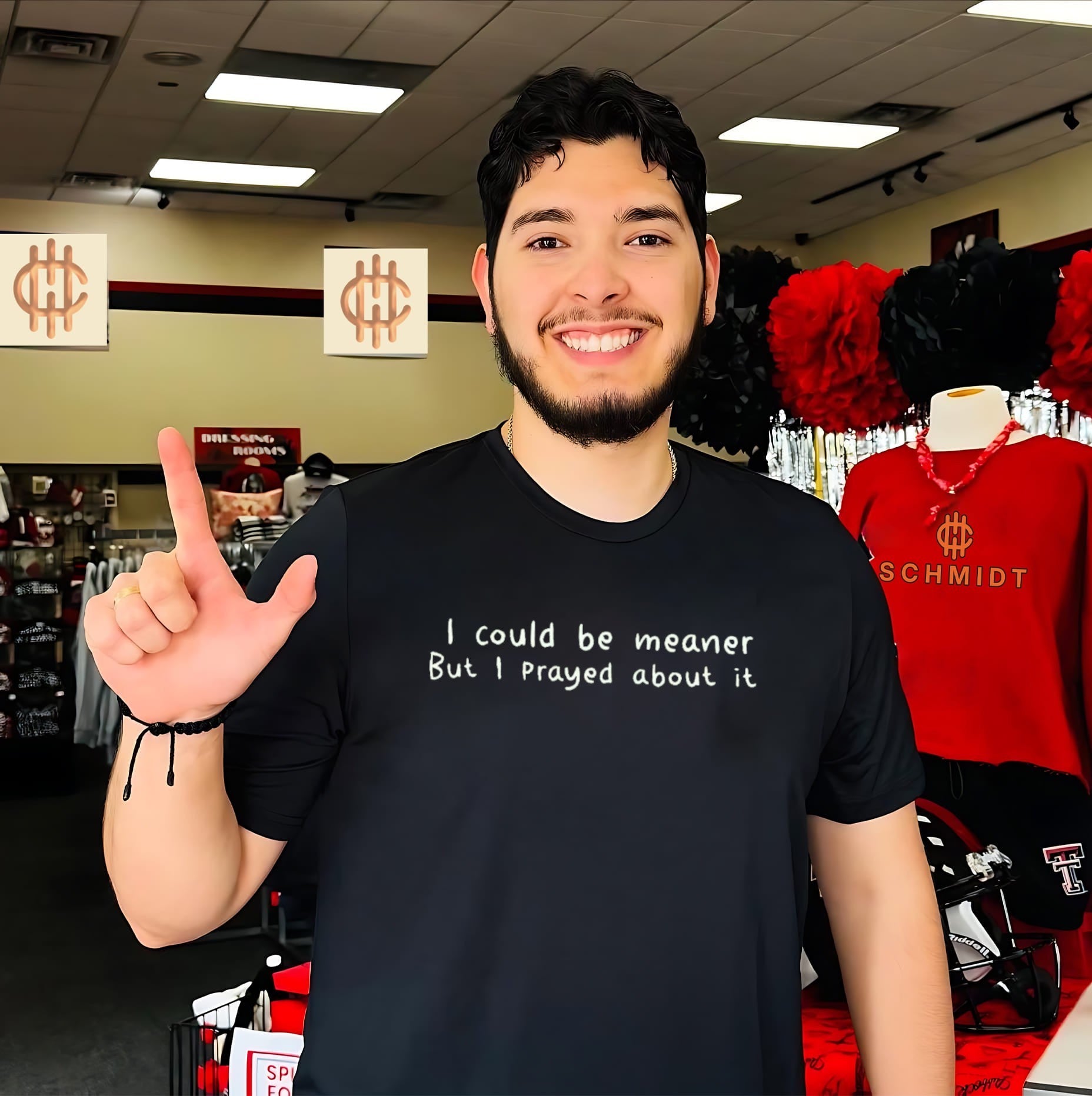 I Could Be Meaner but I Prayed About It shirt