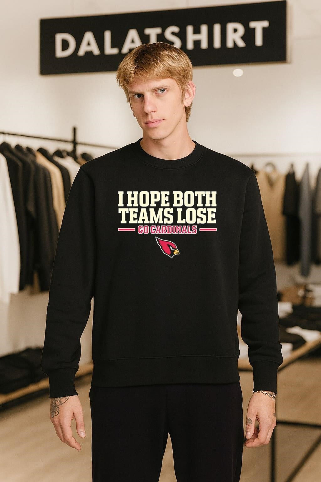I Hope Both Teams Lose Go Cardinals Football Team Logo shirt