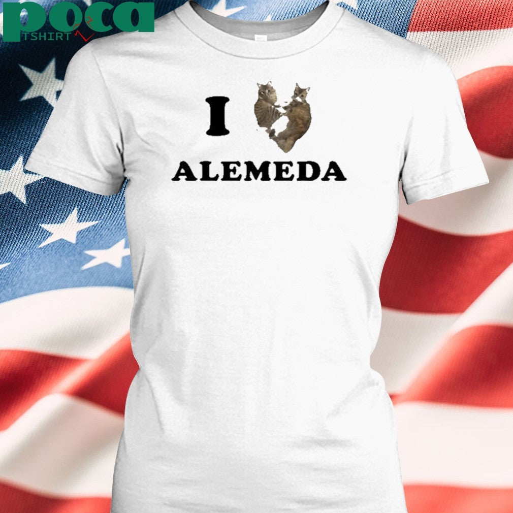I Love Alameda Cat Shirt