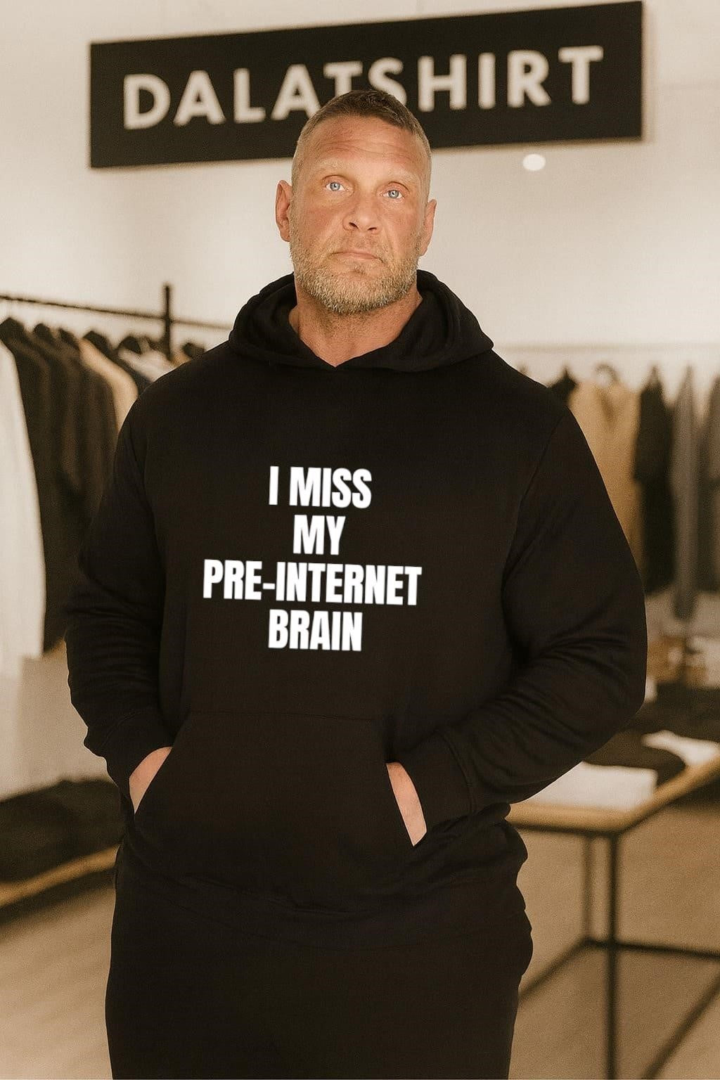 I Miss My Pre-Internet Brain Simple Bold Text shirt