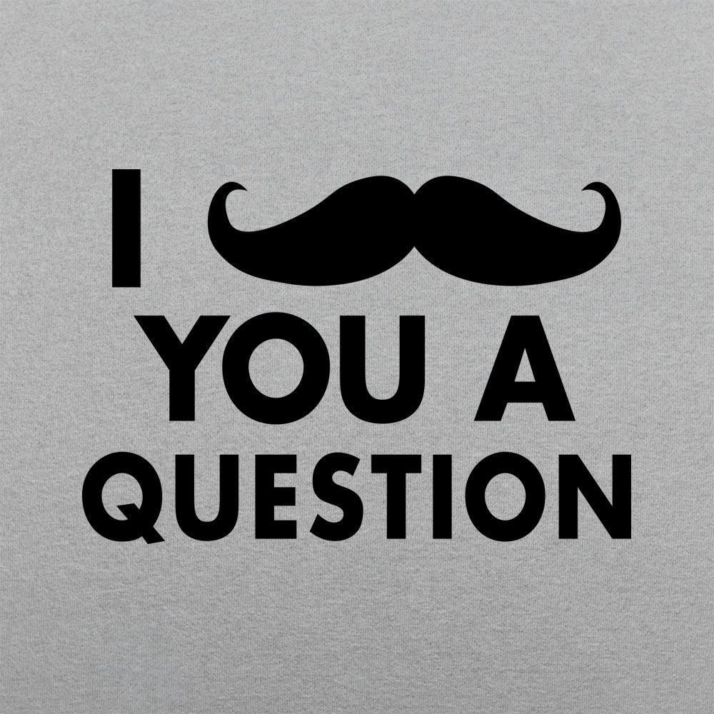 I Mustache You A Question Funny Pun Design