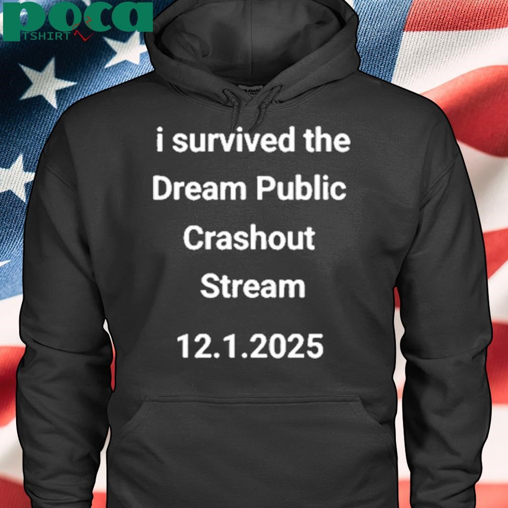 I Survived the Dream Public Crashout Stream 2025 T-Shirt