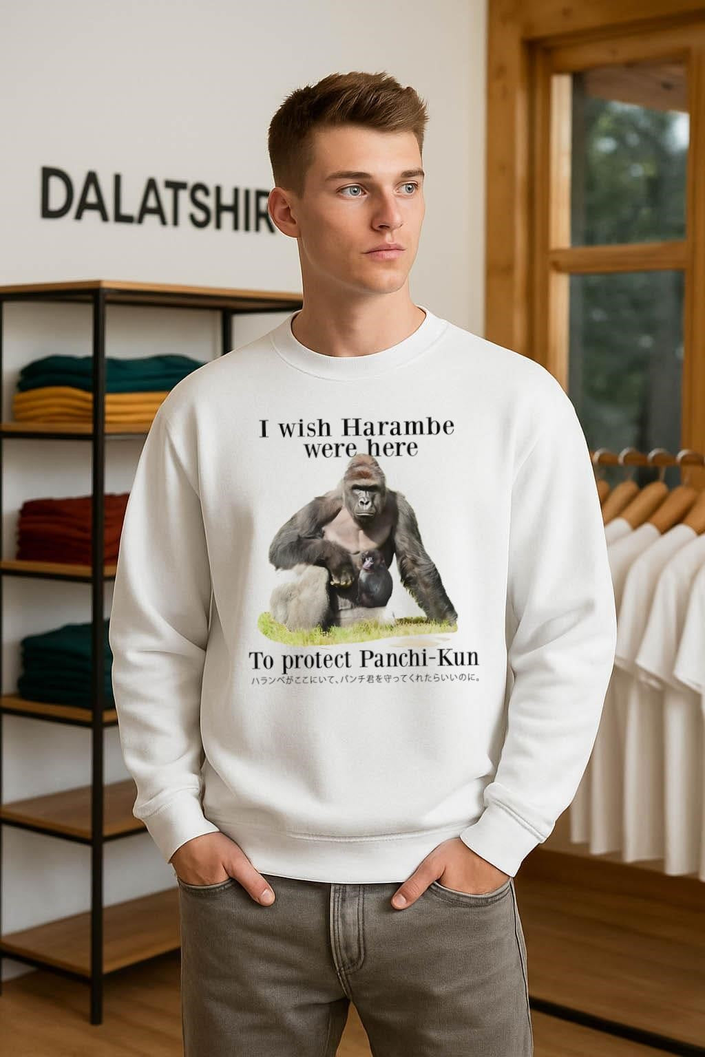 I Wish Harambe Were Here To Protect Panchi-Kun shirt