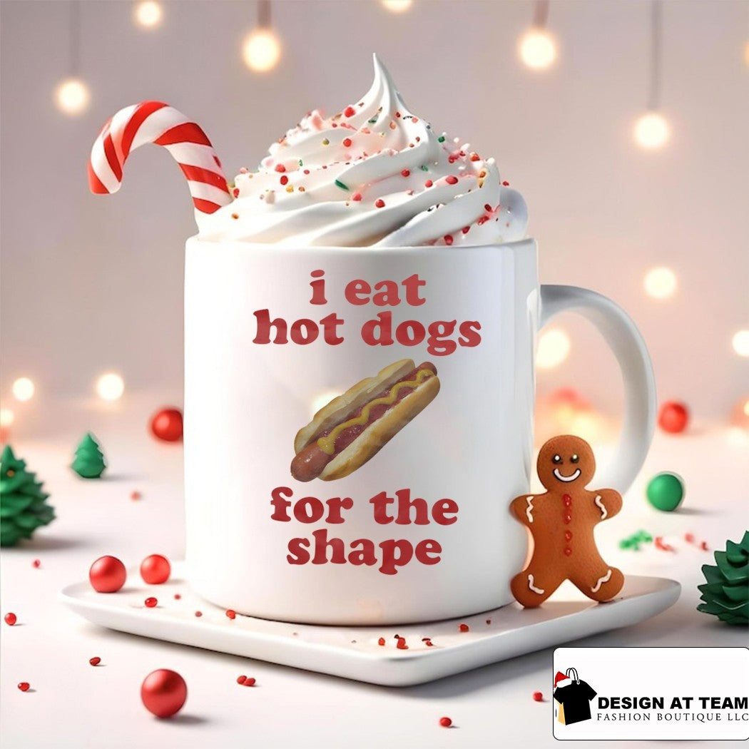 I eat hot dogs for the shape meme shirt