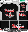 I got fingered at the Phillies game Philadelphia Phillies Baseball shirt