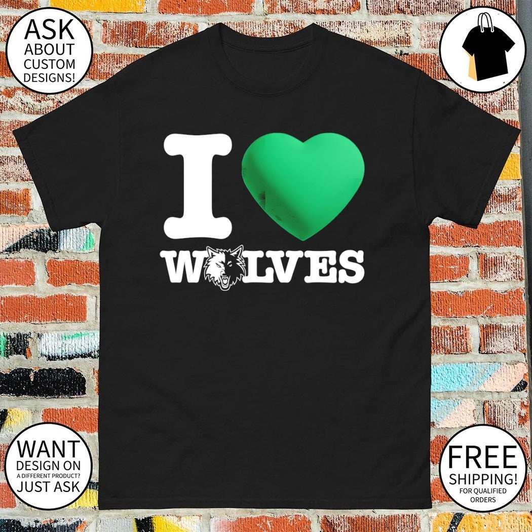 I heart Wolves Minnesota Timberwolves 2026 Playoffs shirt