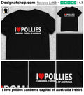 I love pollies canberra capital of Australia shirt