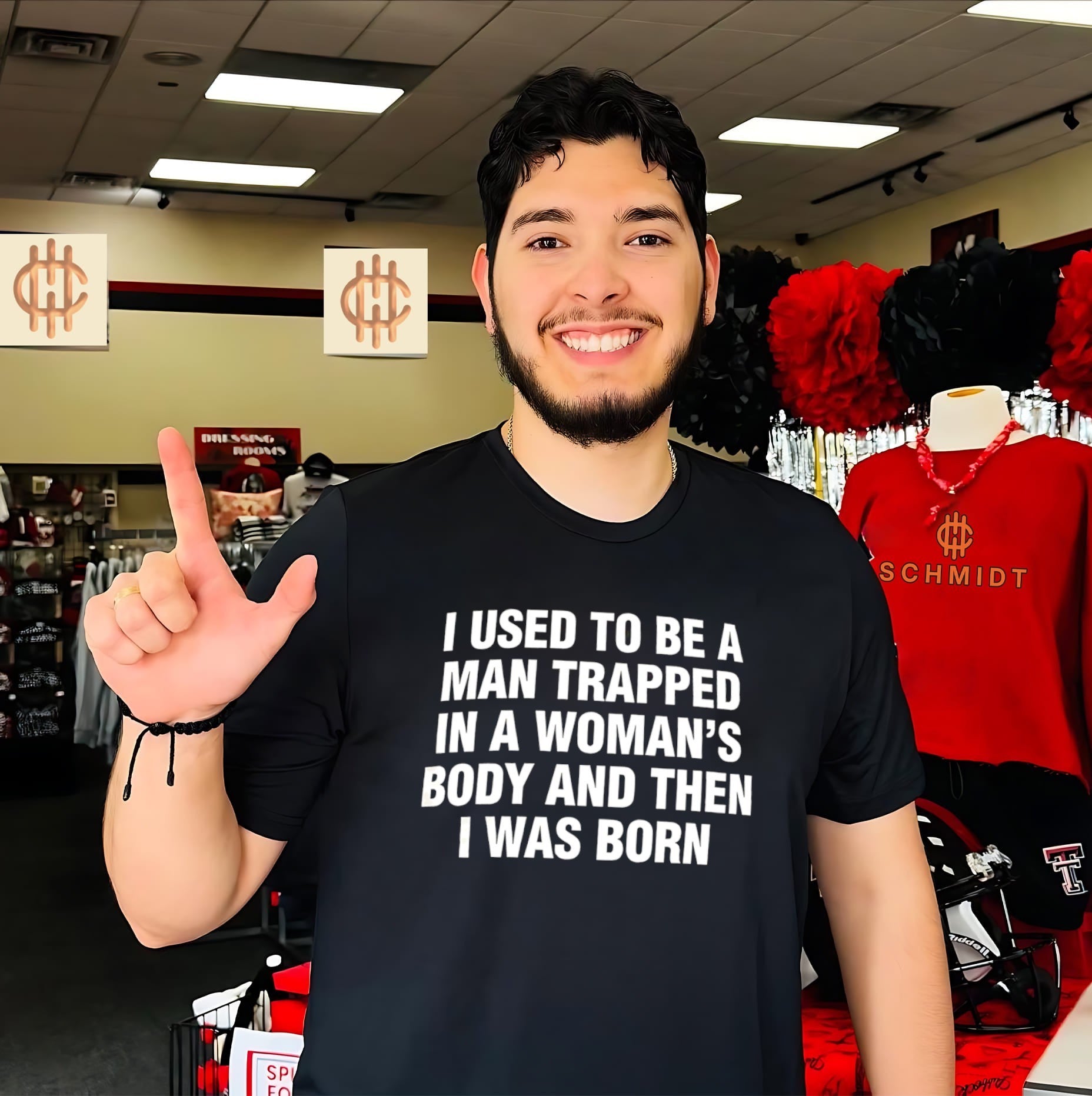 I used to be a man trapped in a wonman’s body and then I was born shirt