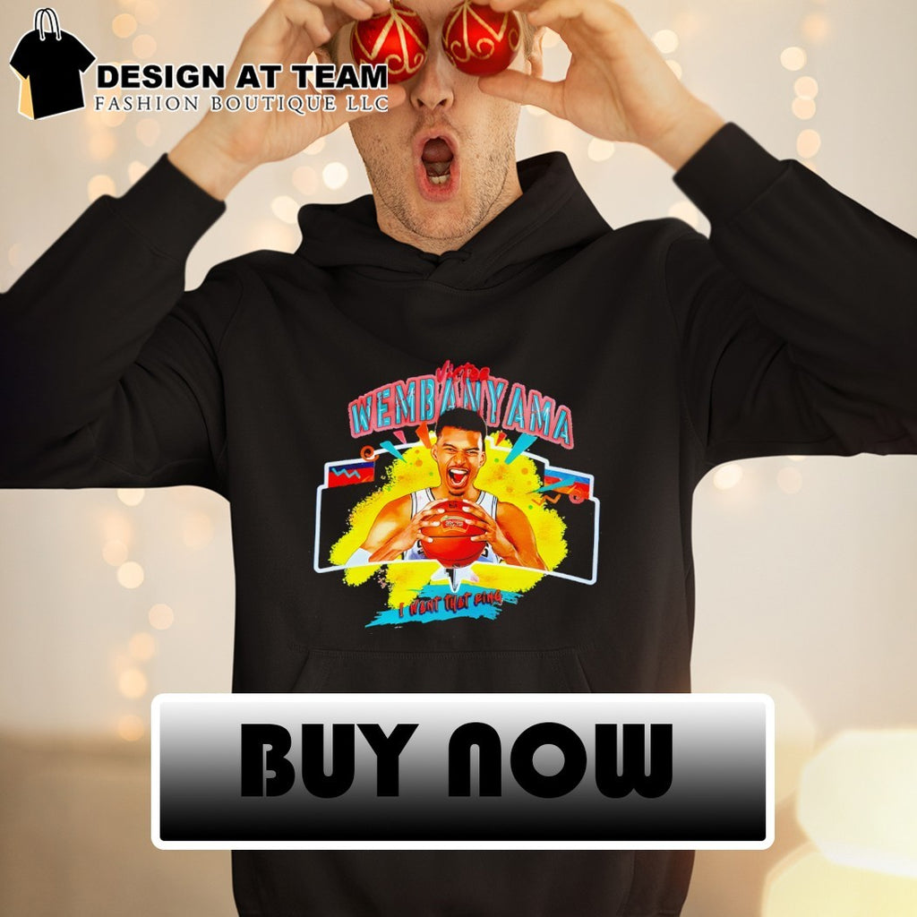 I want the ring Victor Wembanyama San Antonio Spurs I want that ring shirt