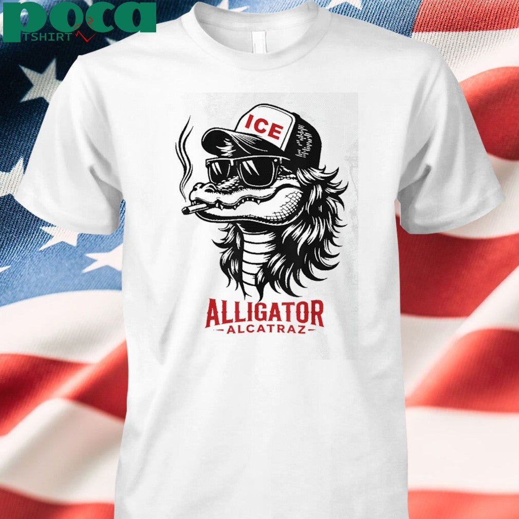 ICE ALLIGATOR ALCATRAZ SMOKING SHIRT