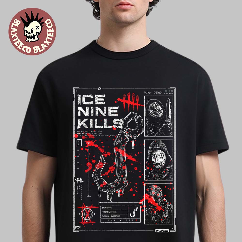 Ice Nine Kills X Dead By Daylight Play Dead Merch Killer Profile T-Shirt