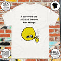 Icon smoking I survived the 2025 26 Detroit Red Wings shirt
