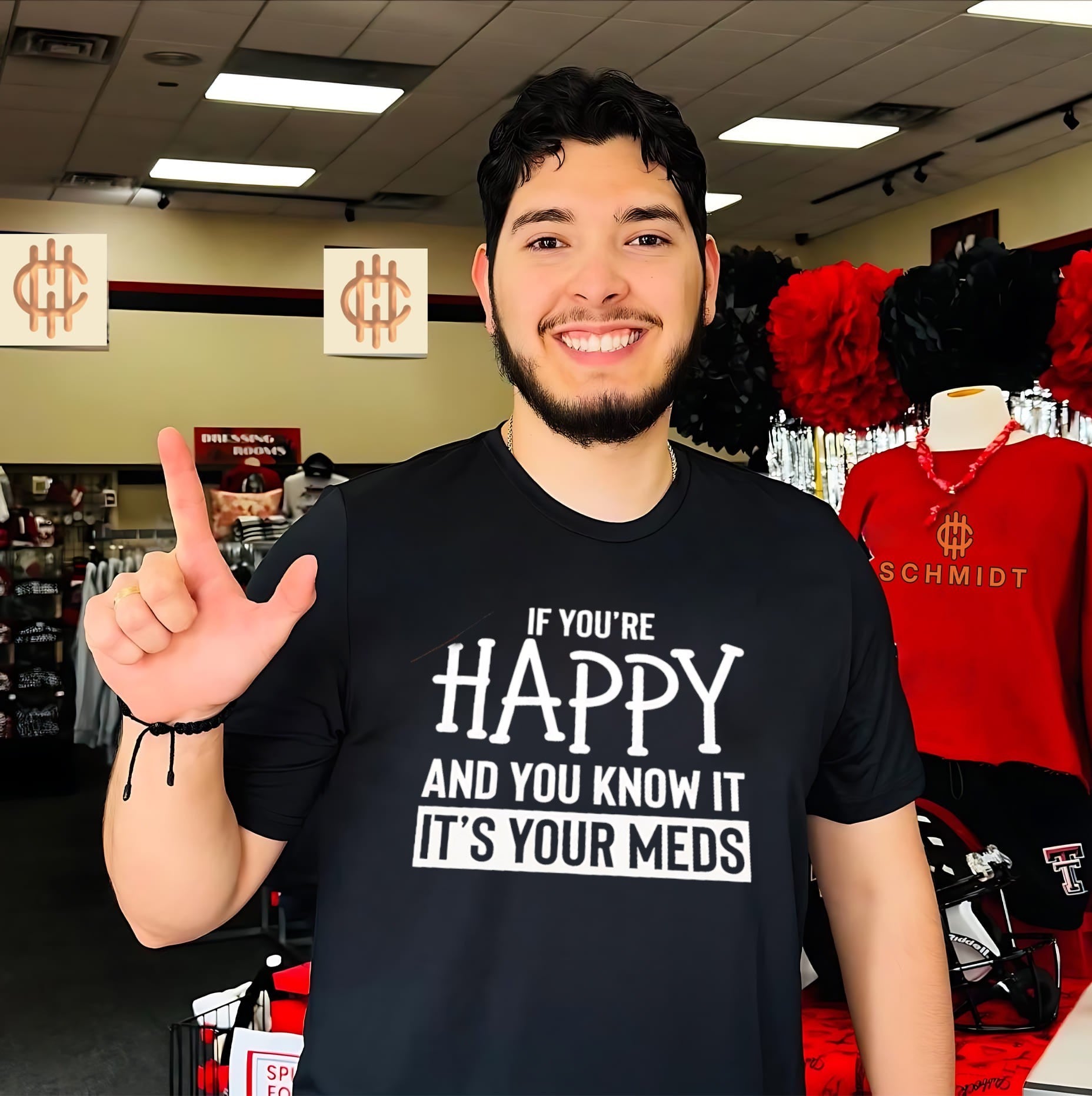 If you’re happy and you know it it’s your meds shirt