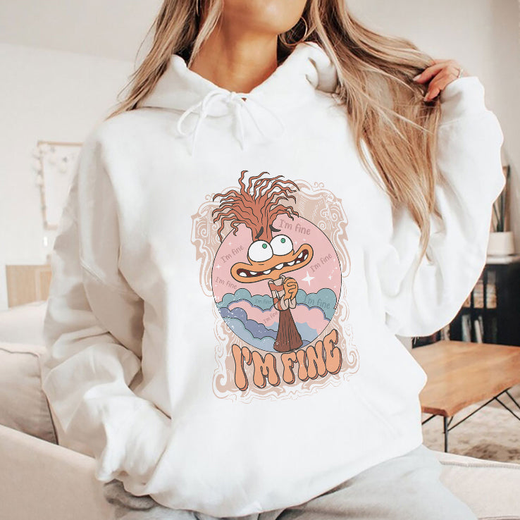 I’m Fine Anxiety Inside Out T Shirt